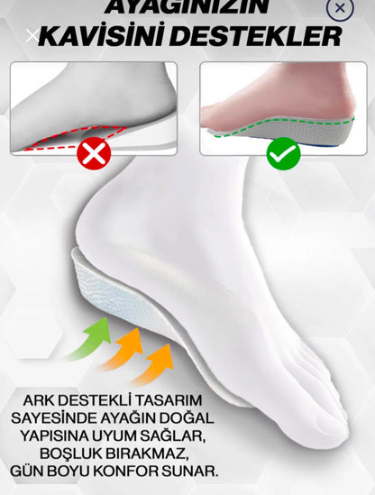 Ortopedik Boy Uzatıcı Tabanlık Elegan.TR (Çift Fiyatıdır.)